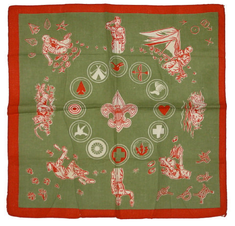 boy scouts activities. Boy Scout vintage handkerchief